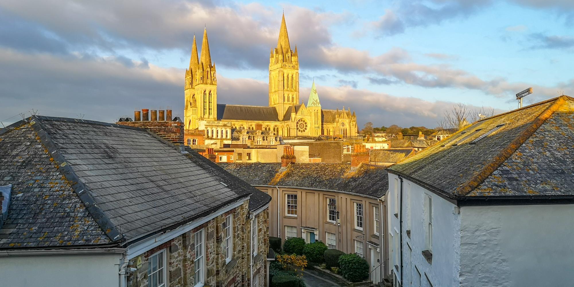 Truro from rooftops