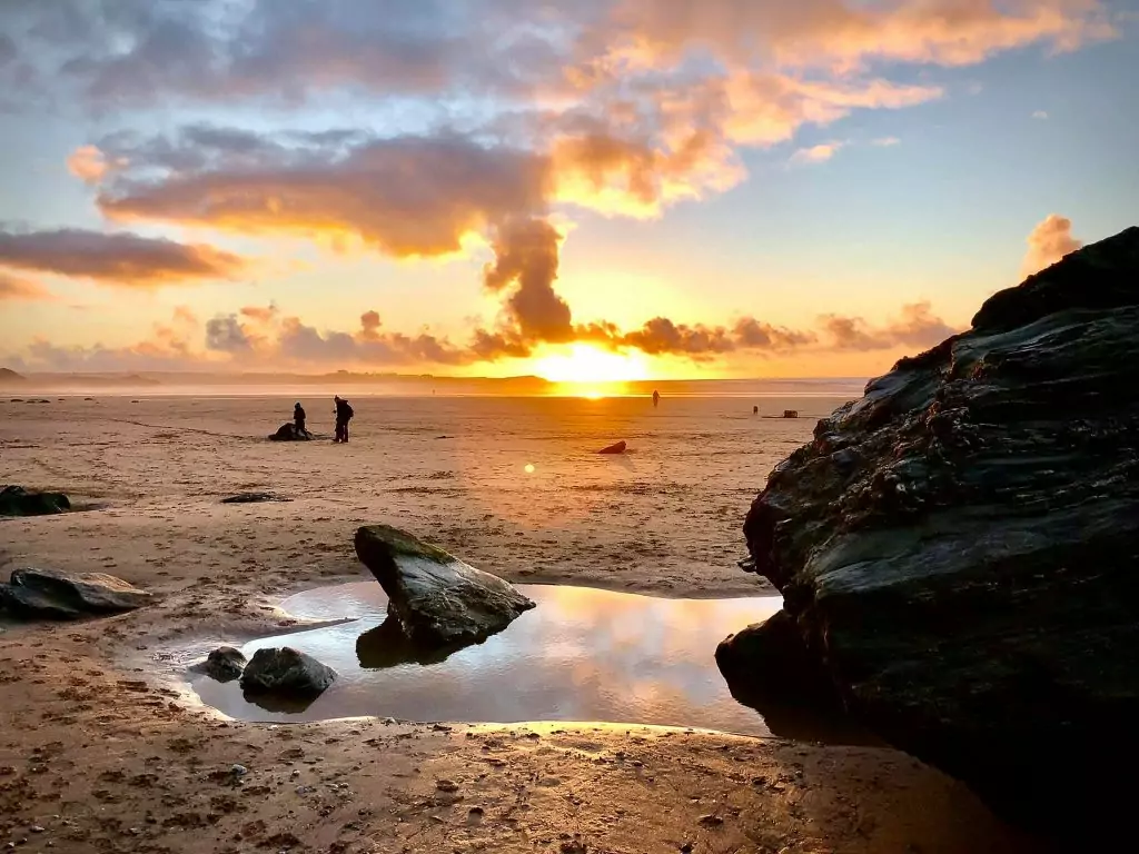 Watergate bay sunset