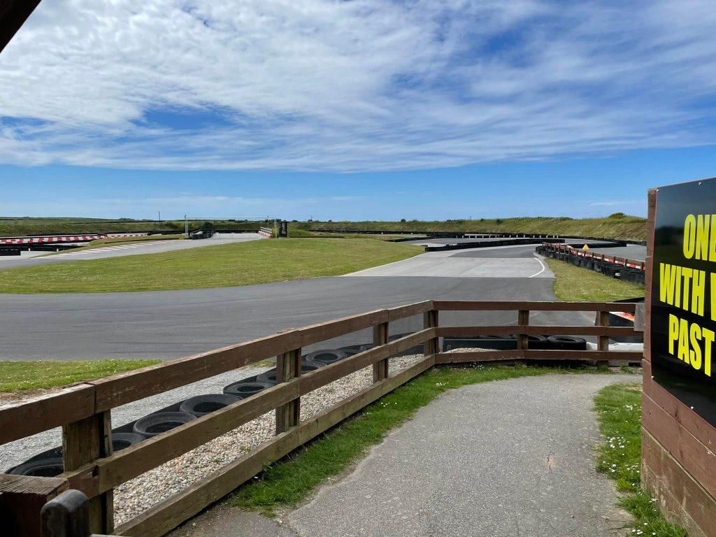 st eval kart circuit from behind the fence