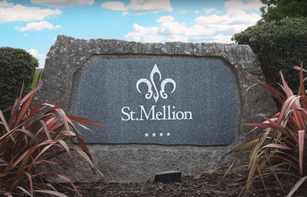 st mellion golf sign