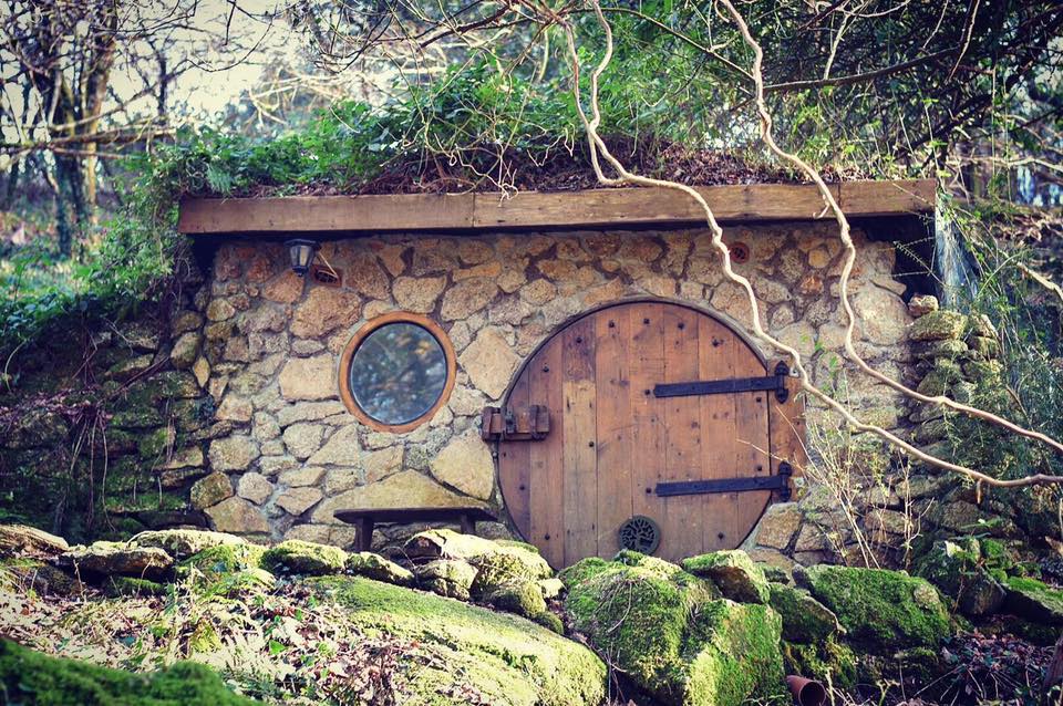 A Hobbit hole at Acorn camping and glamping