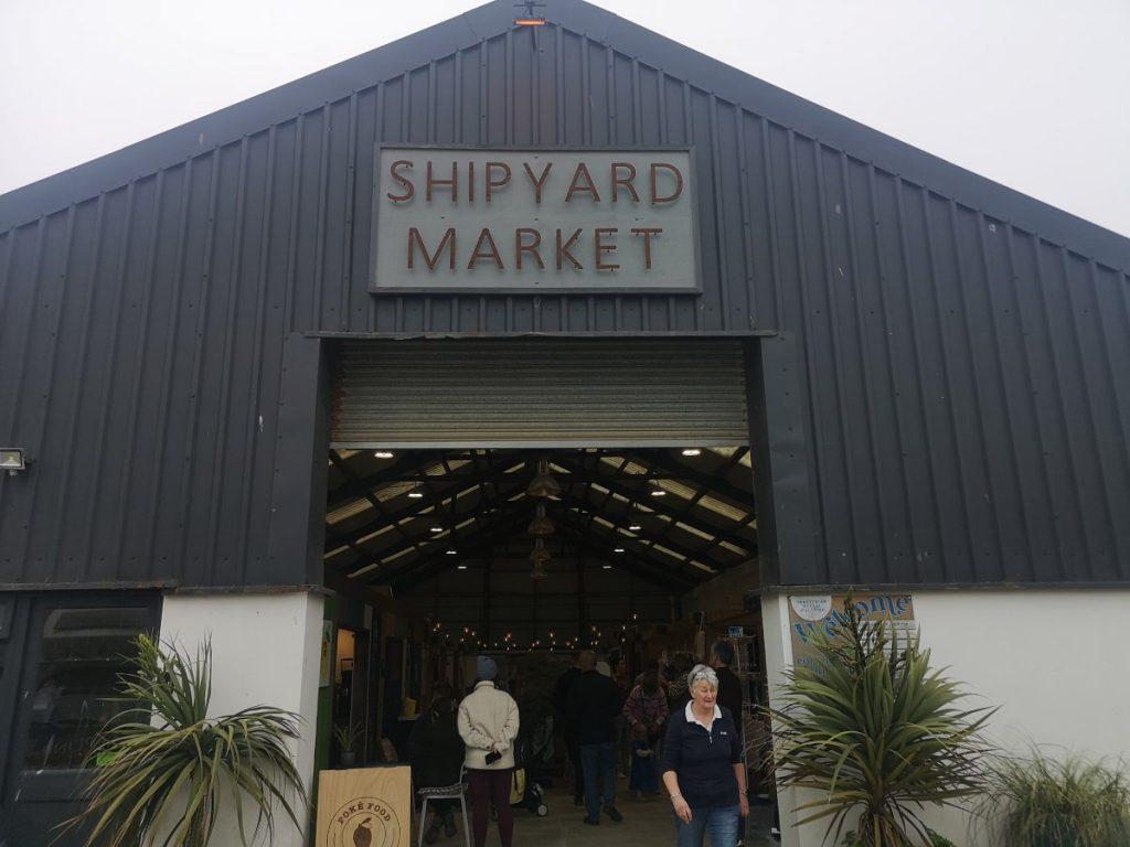 The Shipyard Market in Porthleven