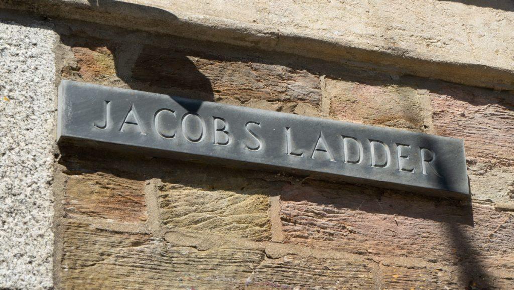Jacobs ladder entry sign